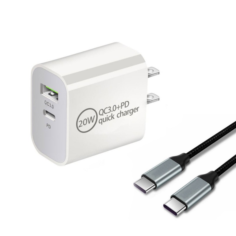 Cargador doble USB rápido con QuickCharge 3.0 de 20W, Power Case Ibérica, Correos Market